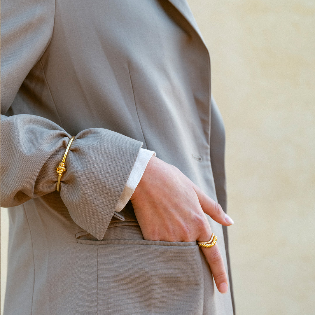 Bracelet - 18K recycled gold vermeil on recycled silver