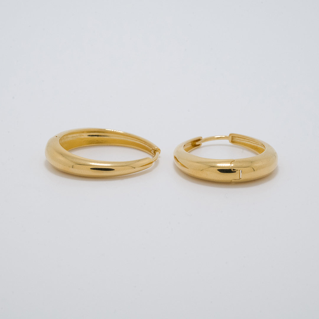 Lucrecia Gold Hoops Earrings