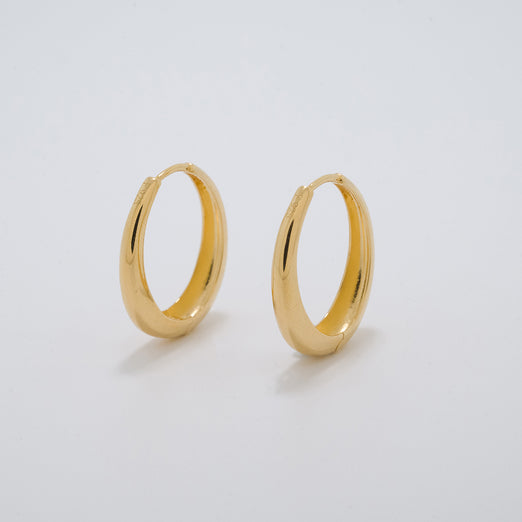 Lucrecia Gold Hoops Earrings
