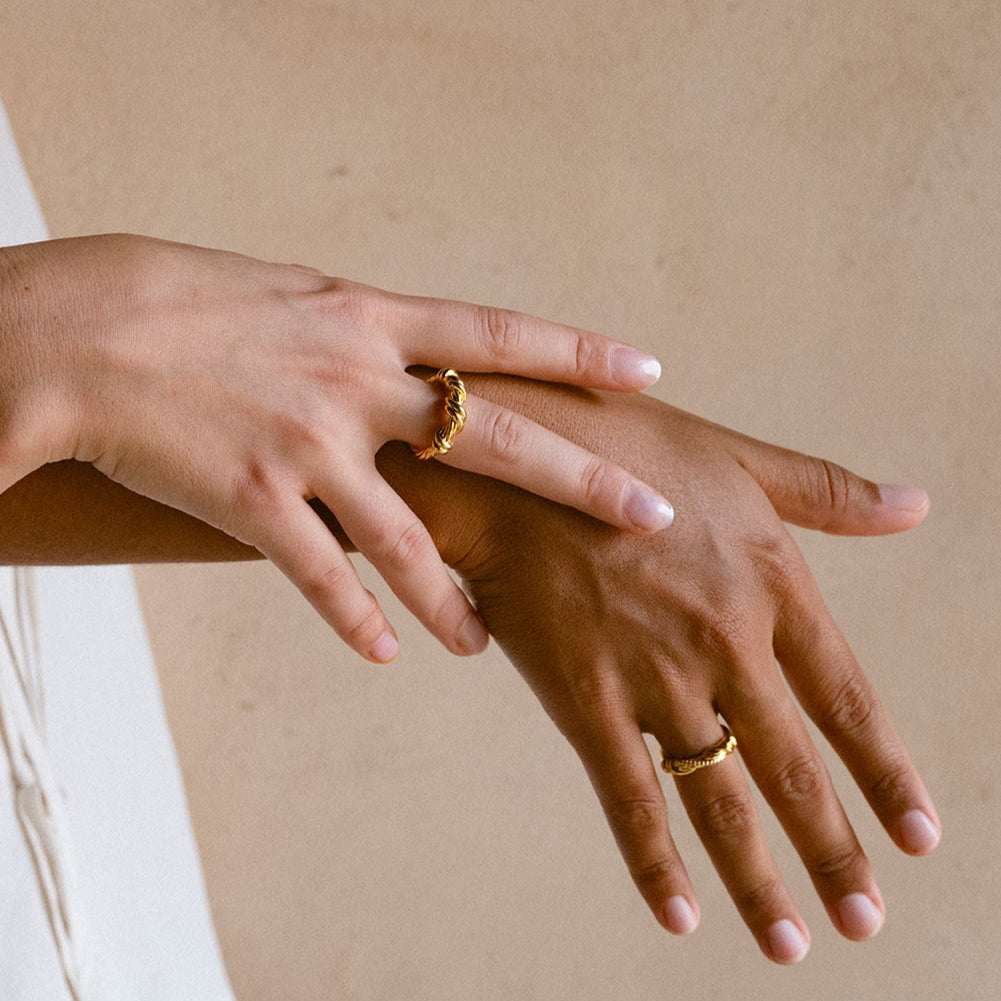 Ring - 18K recycled gold vermeil on recycled silver