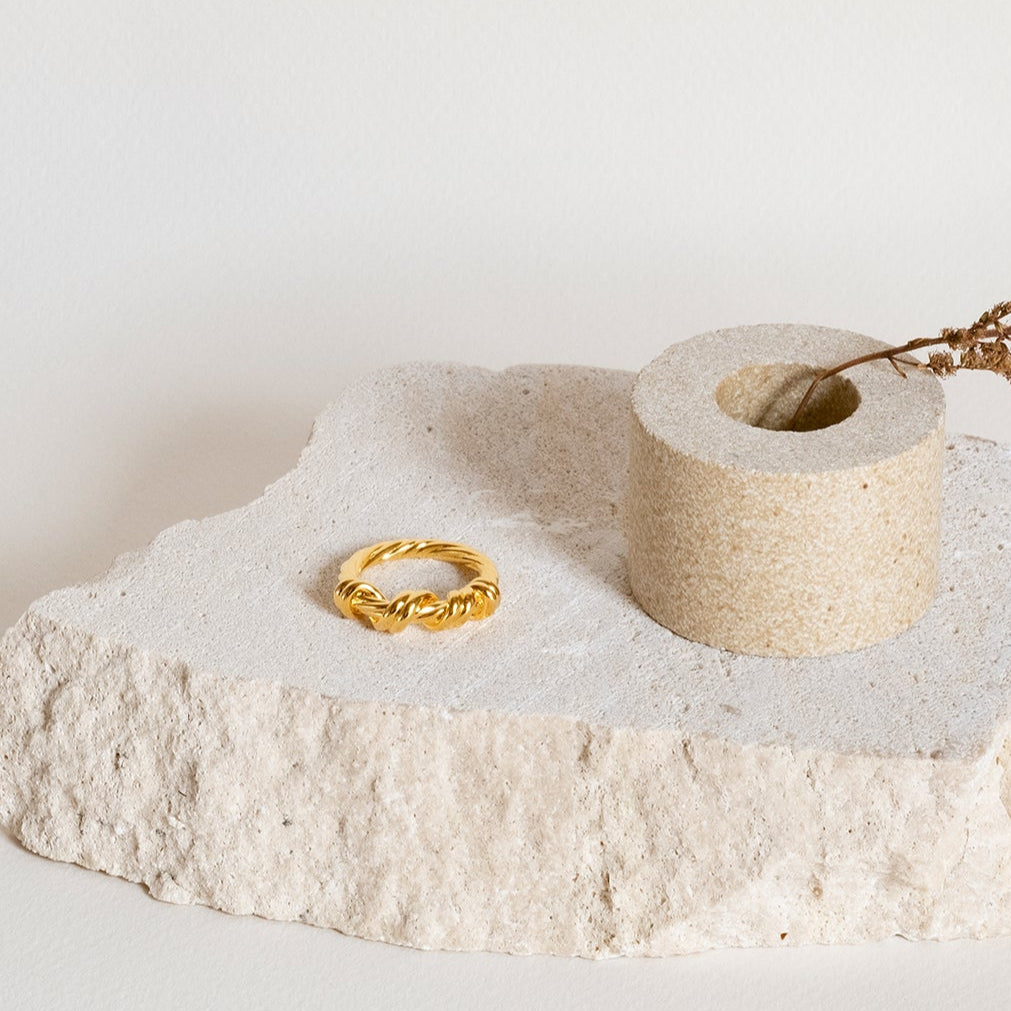 Ring - 18K recycled gold vermeil on recycled silver