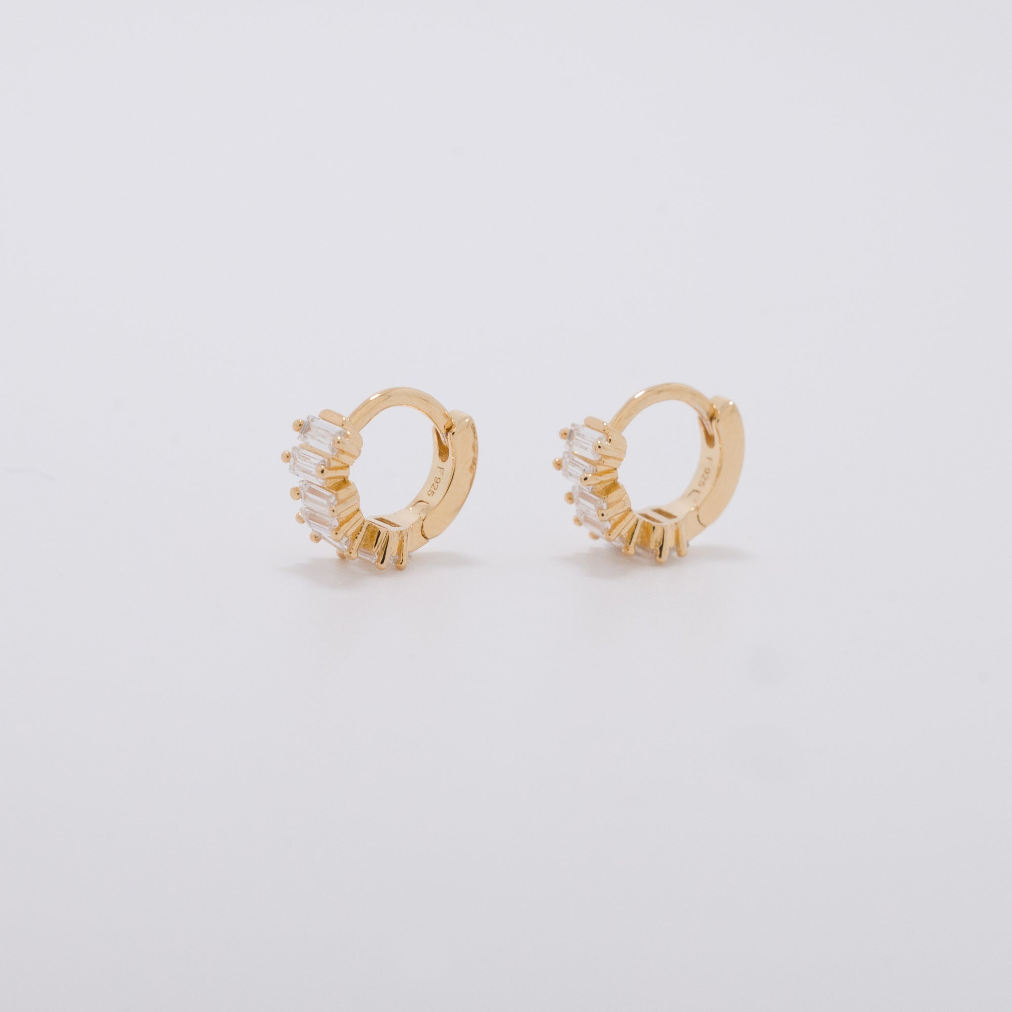 Angelique Gold Huggie Earrings