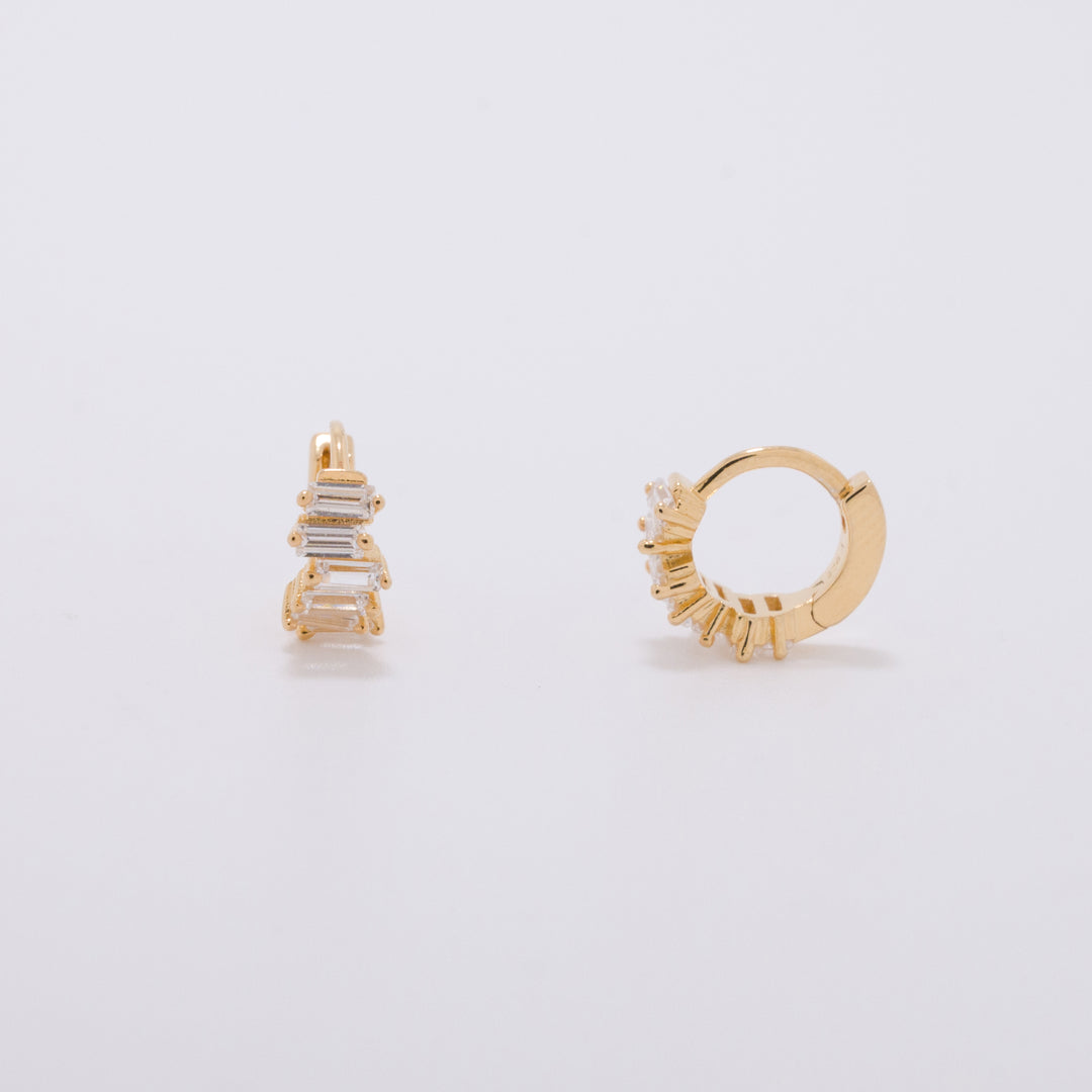 Angelique Gold Huggie Earrings