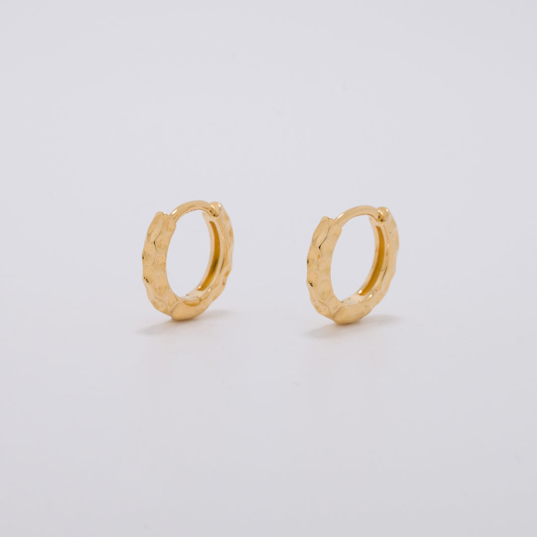 Eleanor Gold Huggie Earrings