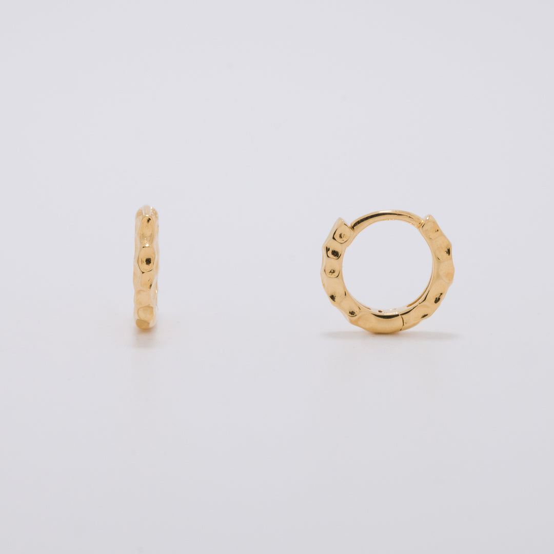 Eleanor Gold Huggie Earrings