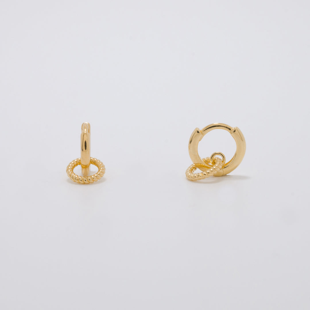 Idun Gold Huggie Earrings