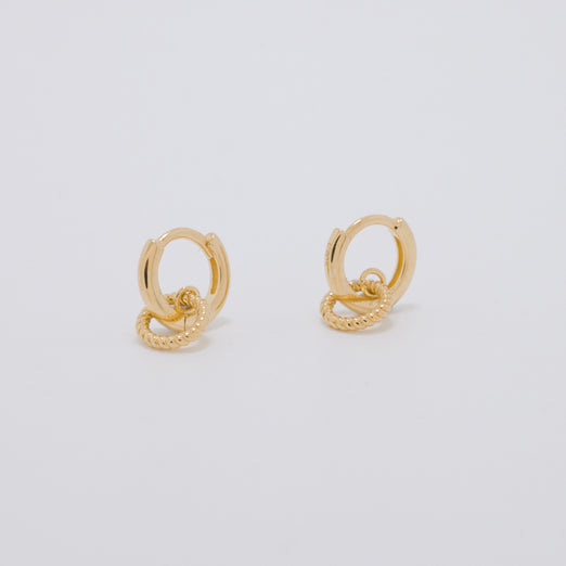 Idun Gold Huggie Earrings